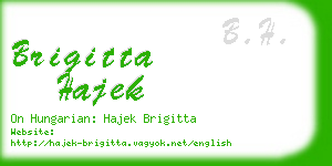 brigitta hajek business card